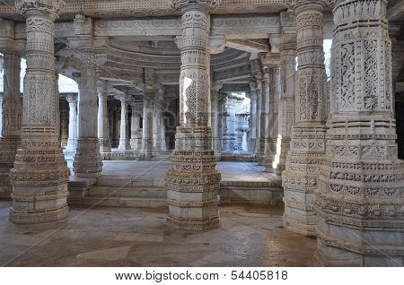Indian temple, Ranakpur, India