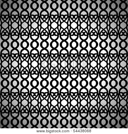 Forged Seamless Lacing On White Background