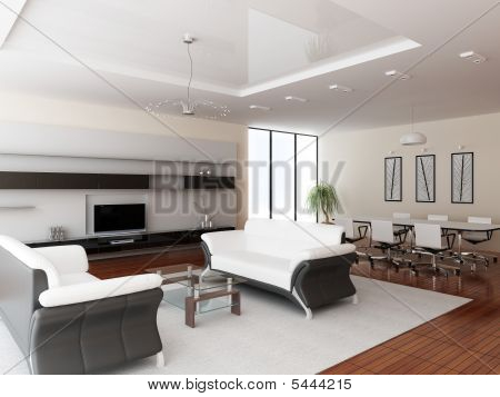 Moderno Interior de una habitación