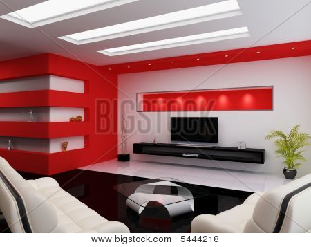 Moderno Interior de una habitación