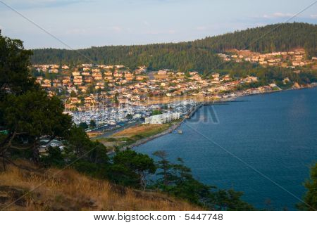Anacortes เกาะมารีน่าใน Burrows