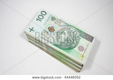 Polish money in the face value
