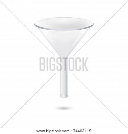 Illustration Of Chemical Funnel
