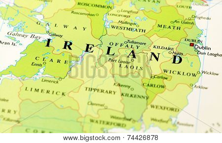 Ireland On Map