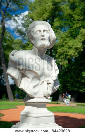 Bust Of Diogenes, Summer Garden, Saint Petersburg