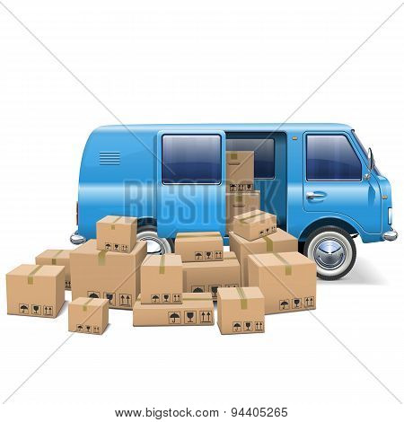 Vector Delivery Minivan