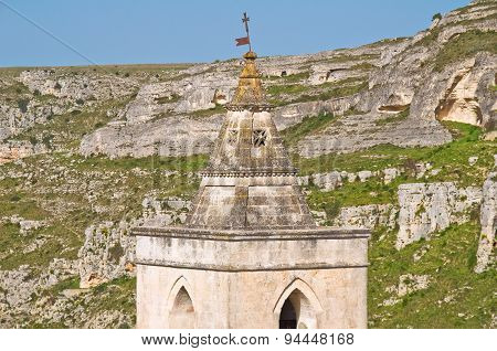 Church of St. Pietro Caveoso. Matera. Basilicata. Italy.