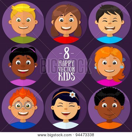 Happy Vector Kids