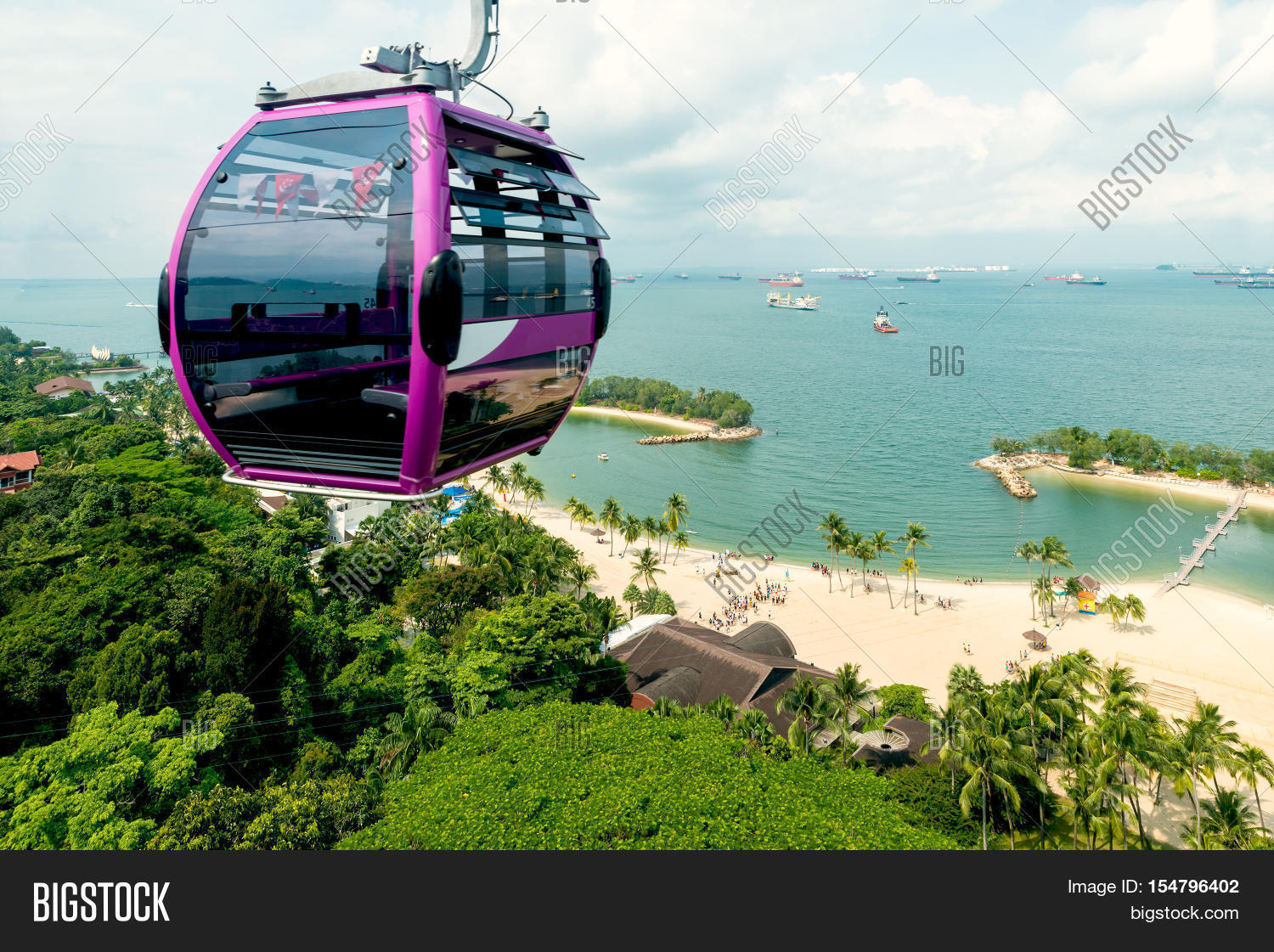 Singapore Cable Car Image & Photo (Free Trial) Bigstock