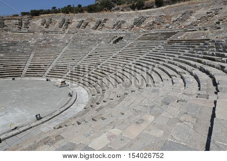 Theatre Of Halicarnassus In Bodrum, Turkey