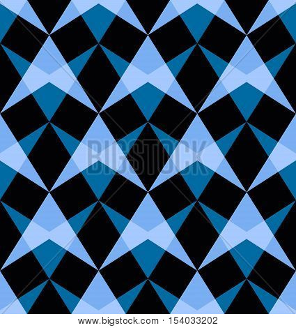 Vector seamless pattern with abstract shapes.Modern geometric texture. Opt Art