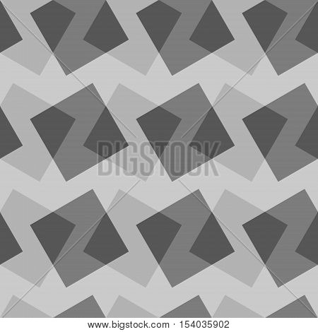Vector seamless pattern with rectangles.Modern geometric texture. Opt Art