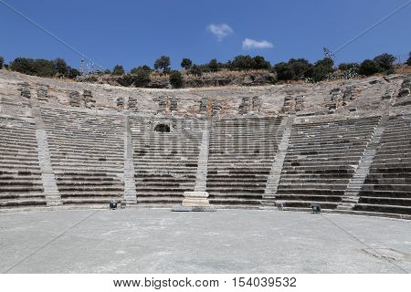 Theatre Of Halicarnassus In Bodrum, Turkey