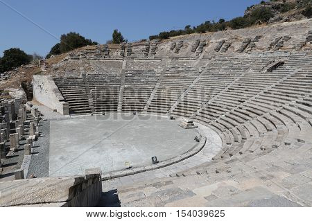 Theatre Of Halicarnassus In Bodrum, Turkey