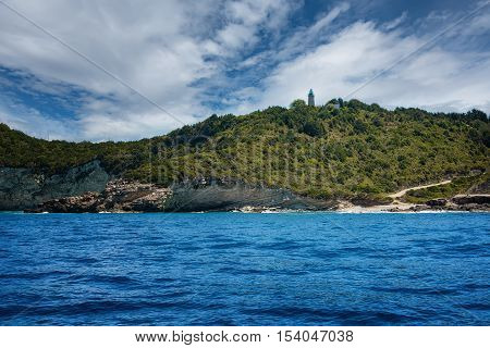 The island of Antipaxos, Ionian sea, Greece