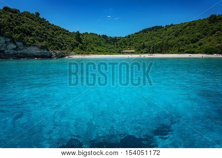The island of Antipaxos, Ionian sea, Greece