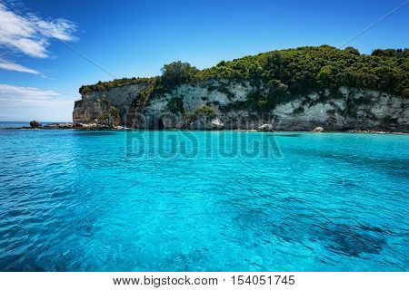 The island of Antipaxos, Ionian sea, Greece