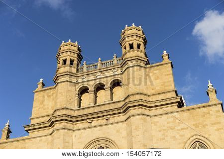 Traditional architecture of the center of the Spanish city of Castellon, Valencian Community