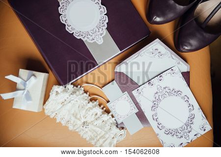 Stylish Envelope With Invitation Card