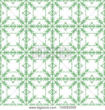 Seamless colored snowflakes  pattern. Vector snowflakes background.