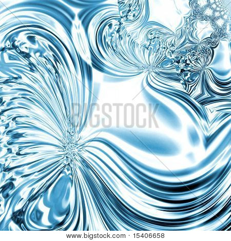 Satin Elegance In Blue