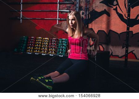 Woman doing aerobics