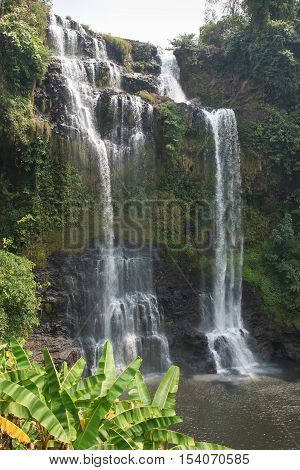 Tad Gneuang Waterfall, Bolaven Plateau, Laos, Asia