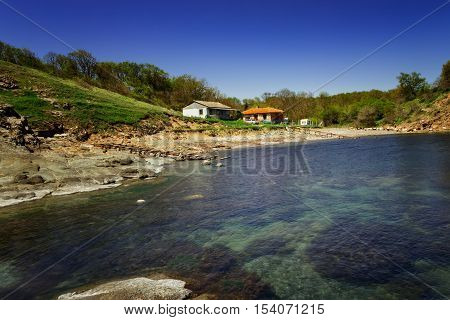 Ahtoto bay during the spring, near the village of Sinemorets, Bulgaria