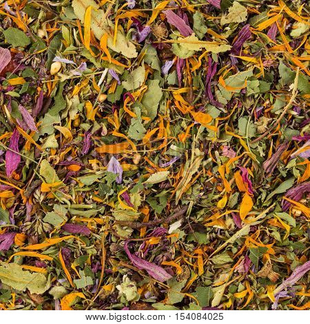 Dried Herbal Tea Leaves