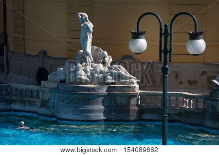 Budapest The Capital Of Hungary Crossed By The Danube River