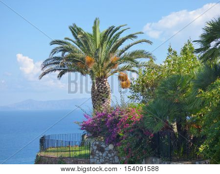 Landscape of Gioiosa Marea at Sicily at Italy