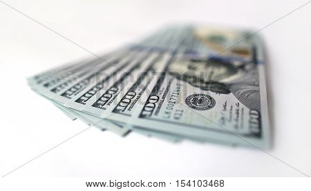 US dollar isolated on a white background