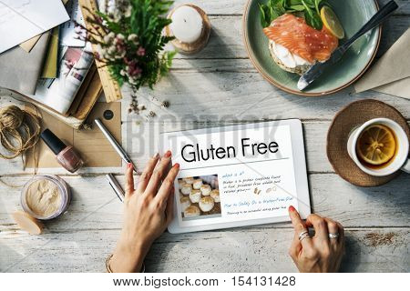 Gluten Free Celiac Disease Concept