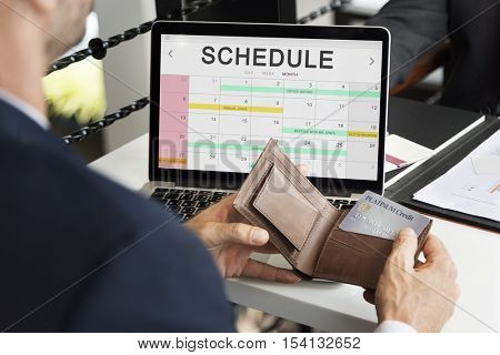 Schedule Agenda Calendar Appointment Graphic Concept