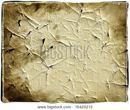 Gebrochene Altpapier