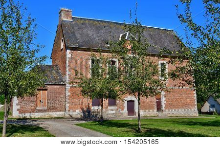 Perriers sur Andelle France - october 4 2016 : the Colmont manor