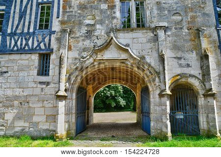 Sahurs France - june 22 2016 : the Marbeuf manor