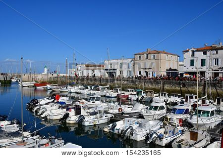 La Flotte France - september 25 2016 : the picturesque port