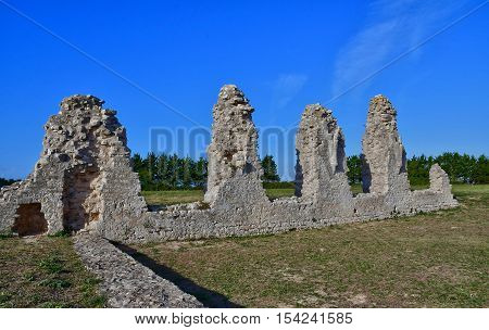 La Flotte France - september 25 2016 : the Notre Dame de Re cistercian abbey
