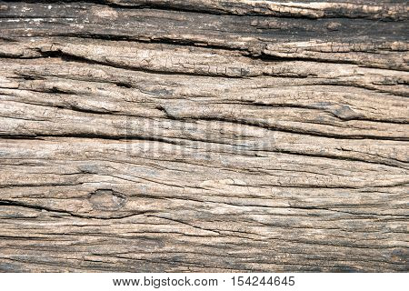 Old cracked wood grain texture background - Stock Photo