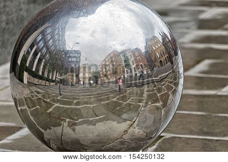 A Reflection of St Paul's Cathedral London England