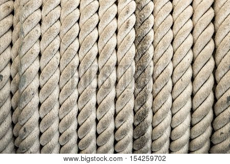Rope background and texture - Stock Photo