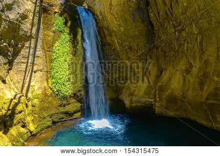 Waterfall In Sapadere Canyon