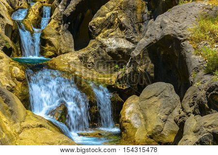Waterfall In Sapadere Canyon