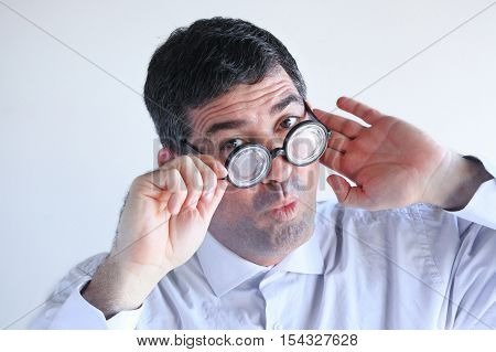 Man Gestures Cannot Hear Or Talk Louder