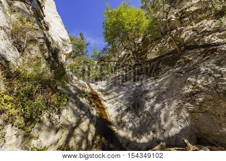 Beautiful Fall Color Of Switzer Falls Trail