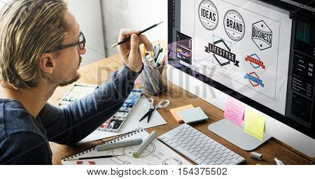 Logo Design Business House Concept