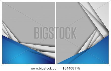 Vector brouchures bright templates set. Elements for design. Magazine, annual reports vector templates. Eps10