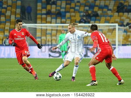 Uefa Champions League: Fc Dynamo Kyiv V Benfica