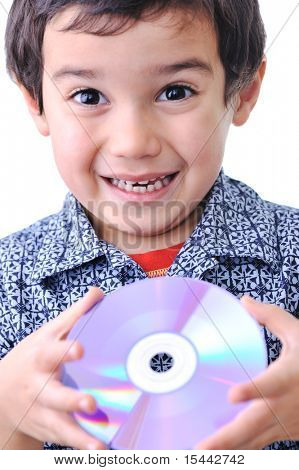 boy and cd dvd media
